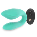 Vibrador De Casal Com Controlo Rithual Kama Verde Agua