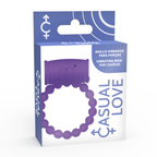 Anel Peniano Vibratório Casual Love Ring 25 Roxo