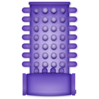 Manga Casual Love- Manga Vibrante Casual Anel Roxo