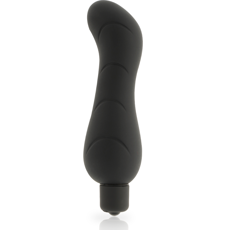 Vibrador G-Spot Silicone Preto Dolce Vita