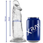 Dildo Transparente 16,5 Cm X 4 Cm Xray Clear Cock