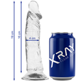 Dildo Transparente 19 Cm X 4 Cm Xray Clear Cock