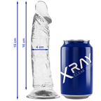 Dildo Transparente 19 Cm X 4 Cm Xray Clear Cock
