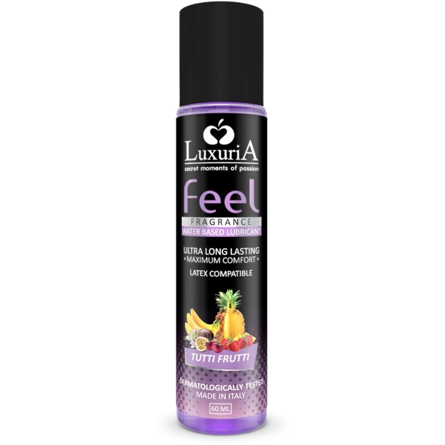 Luxuria Feel Tutti Fruti Lubrificante À Base De Água 60 Ml