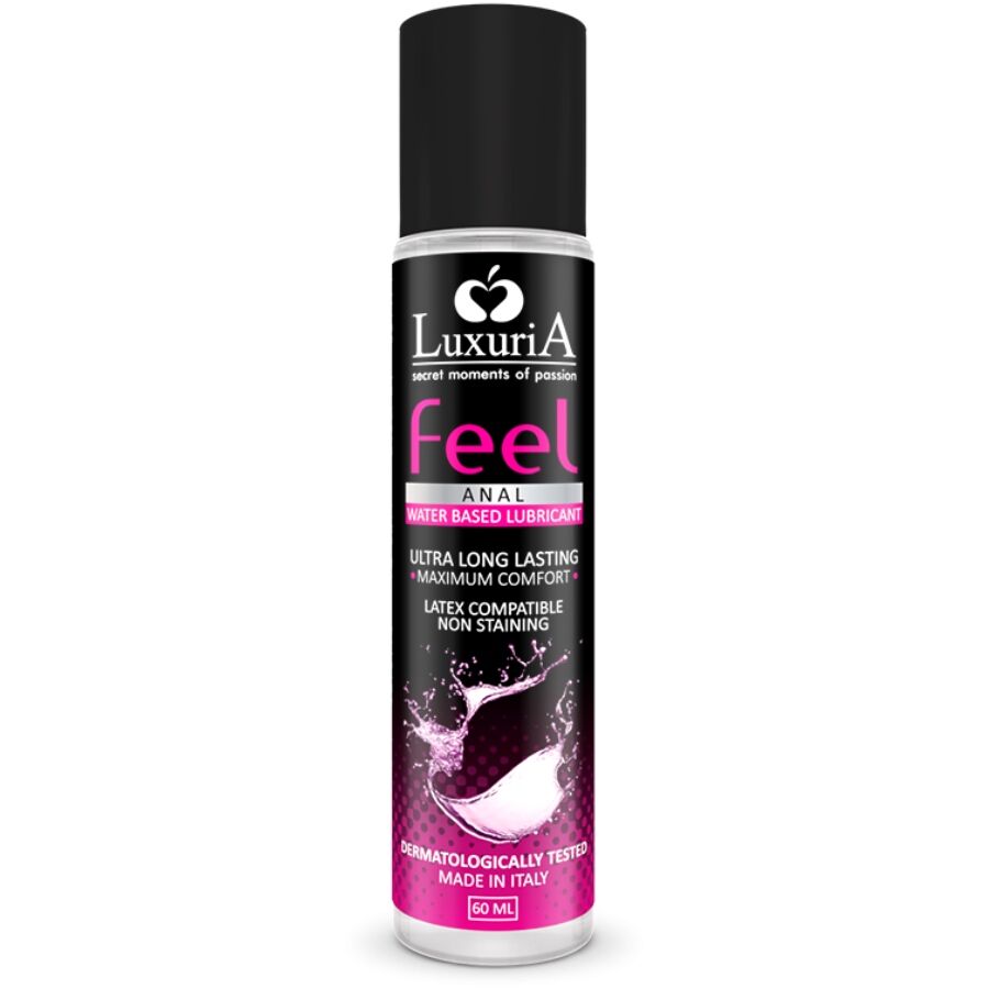 Lubrificante Anal A Base Agua Luxuria 60 Ml
