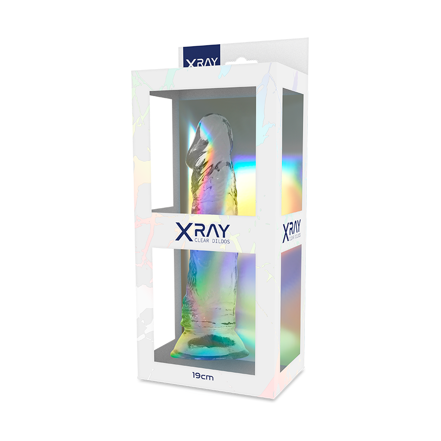 Dildo Transparente 19 Cm X 4 Cm Xray Clear Cock