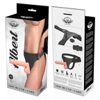 Strap On Harness Attraction Albert Flesh 17.5 X 4.3Cm
