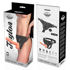 Strap On Harness Attraction Taylor Deluxe Flesh 18 X 4.5Cm