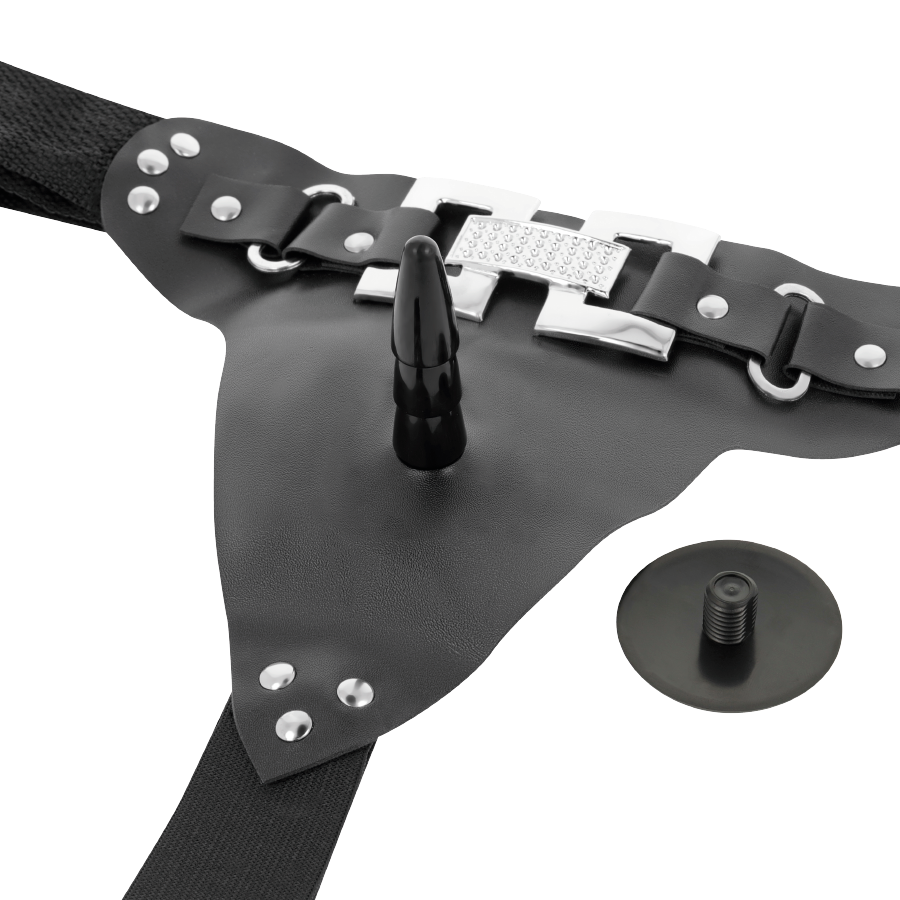 Strap On Harness Attraction Emmett Deluxe Flesh 16.5 X 3.7Cm