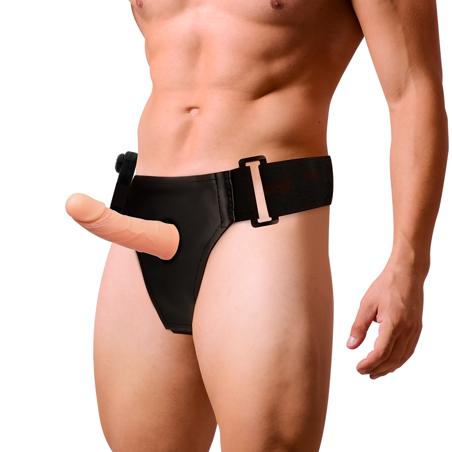 Strap On Com Vibração Harness Attraction Marcos Oco 15 X 5 Cm