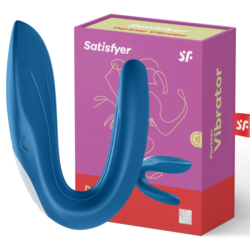 Satisfyer - Partner Toy Whale Vibrator Estimulando Ambos Os Partners