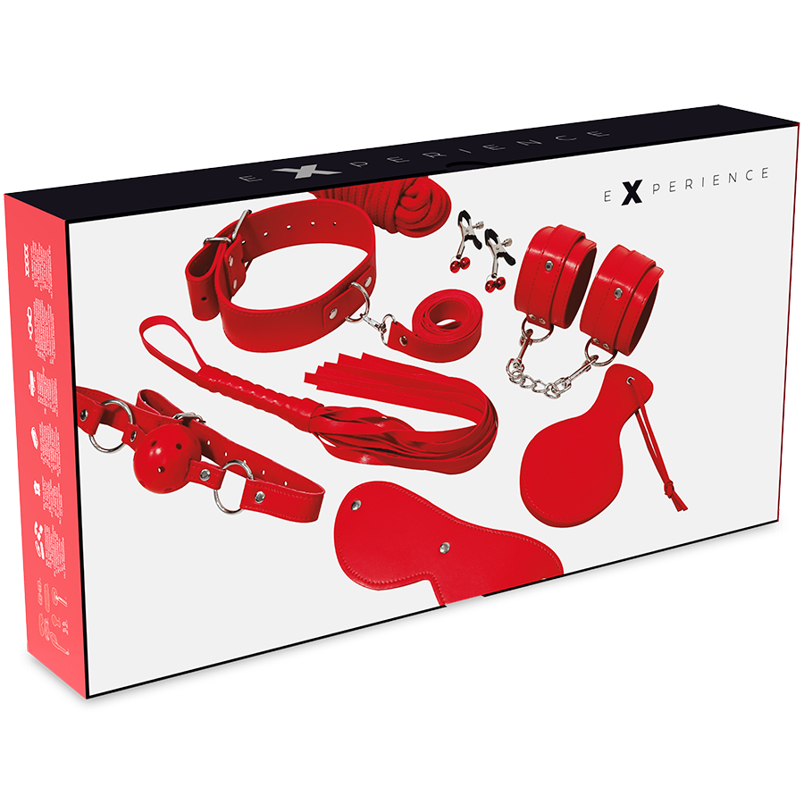 Kit Experience Bdsm Fetish Kit Red Series