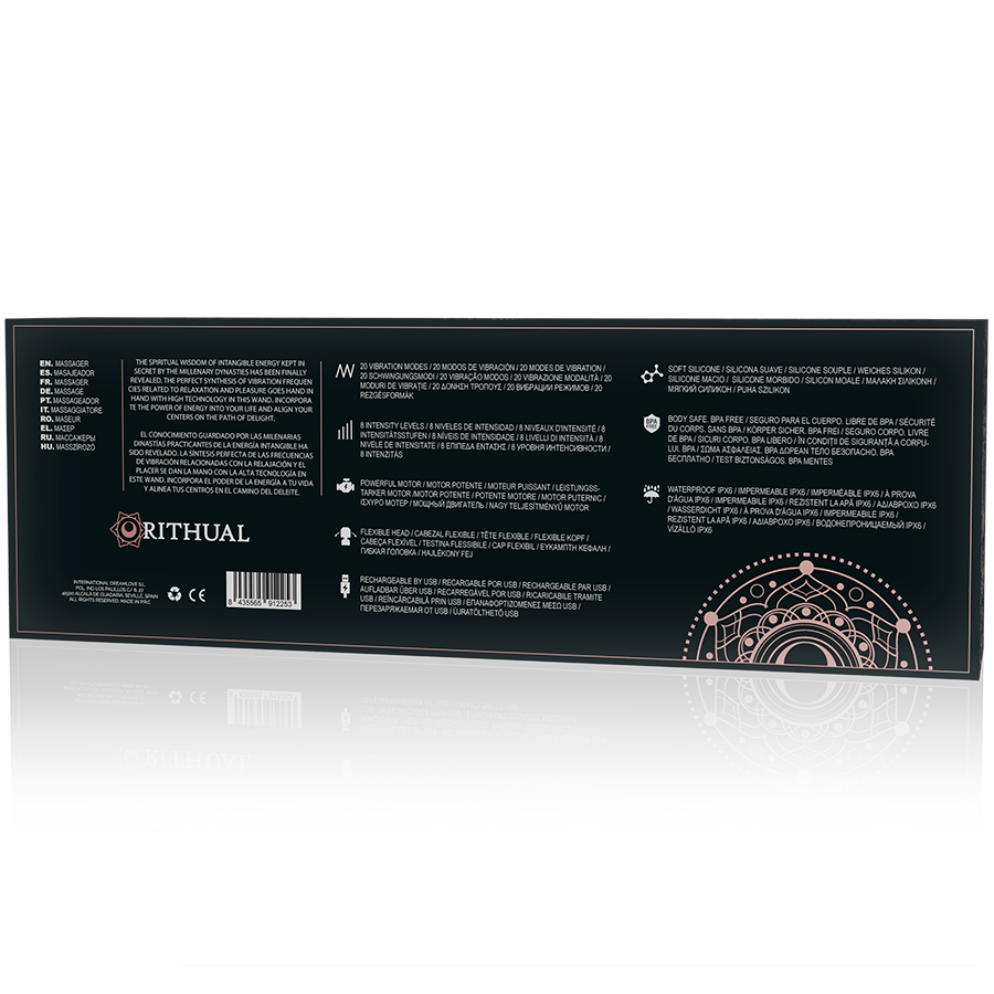 Wand Rithual Akasha Recarregavél 2.0 Black