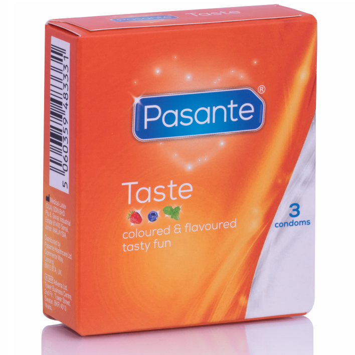 Preservativos Through Com Sabores 3 Units