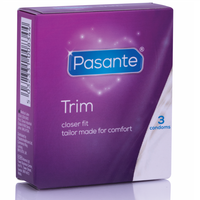 Preservativos Thin Trim Ms Thin Pasante 3 Units