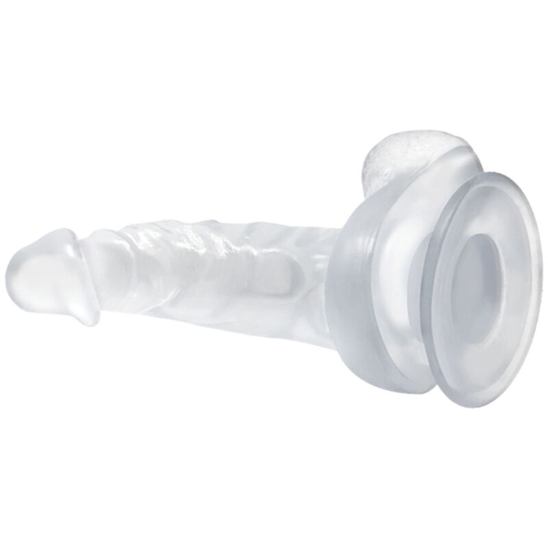 Dildo Com Testículos E Ventosa Realístico16,7 Cm