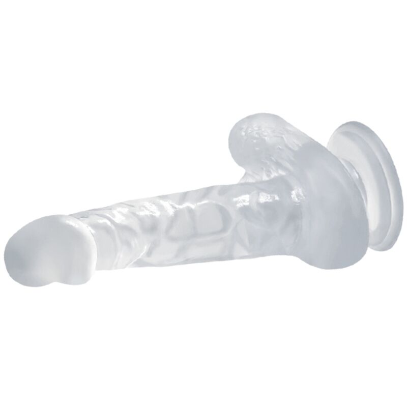 Dildo Com Testículos E Ventosa Realístico16,7 Cm