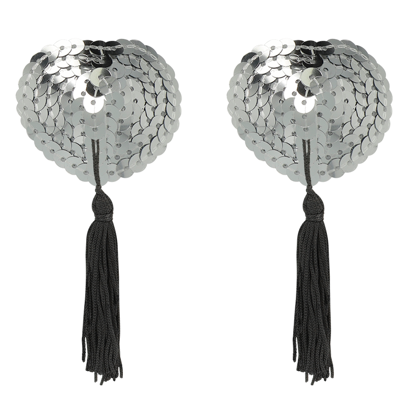 Tapa Mamilos Coquette Chic Desire Prateado