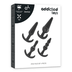 Kit Plug Anal 4 Peças Addicted Toys