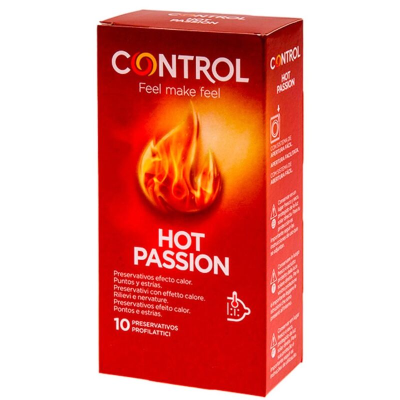 Preservativos Control Efeito Aquecimento Hot Passion 10 Unid.