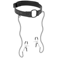 Gag Em Argola Com Grapos Para Mamilos Fetish Submissive