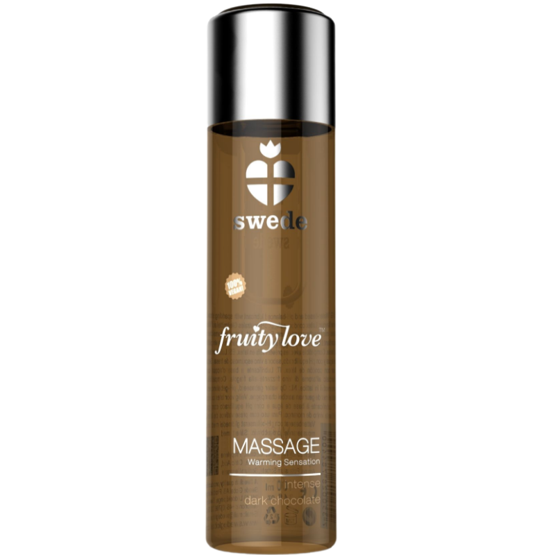 Óleo De Massagem De Aquecimento Swede Chocolate Negro 120 Ml