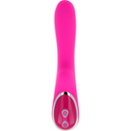 Vibrador Com Estimulante De Clitóris Ohmama Magnético Recarregável 10 Velocidades Silicone 21 Cm