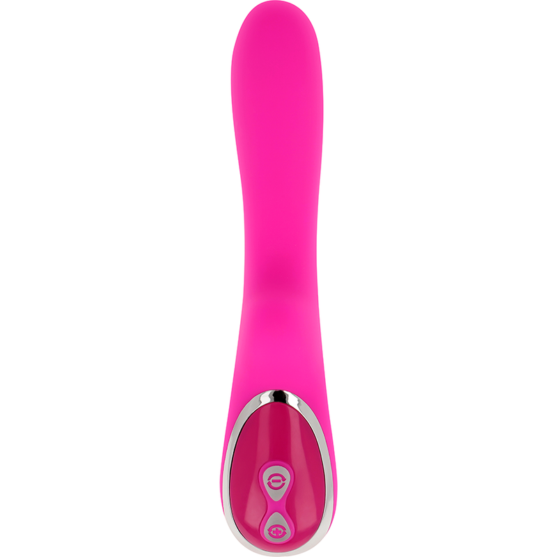 Vibrador Com Estimulante De Clitóris Ohmama Magnético Recarregável 10 Velocidades Silicone 21 Cm