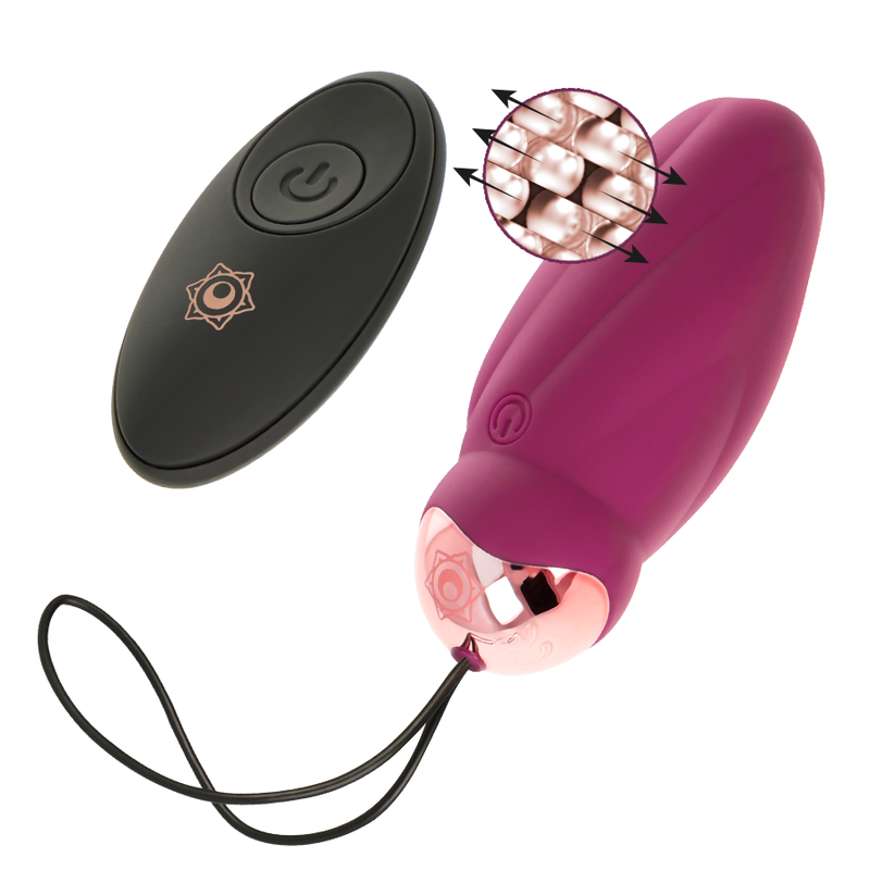 Ovo Vibratório Com Controle Remoto Rithual Sita Pérolas