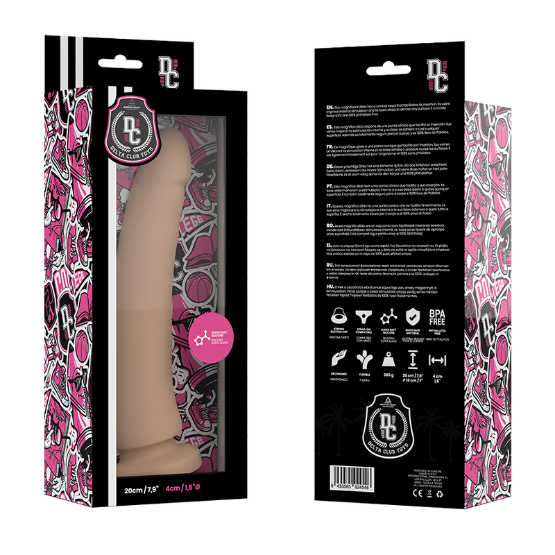 Dildo Delta Club Toys Dong Flesh Silicone 20 X 4 Cm