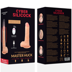 Vibrador Realistico De Silicone Com Controlo Com Efeito De Vai E Vem Master Huck