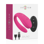 Vibrador De Casal Intense Bruno Partner Double Pleasure Rosa
