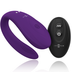 Vibrador De Casal Intense Bruno Partner Double Pleasure Roxo