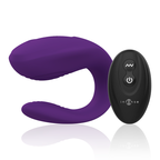 Vibrador De Casal Intense Bruno Partner Double Pleasure Roxo