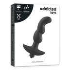 Plug Com Vibração Addicted Toys Anal Massager Preto