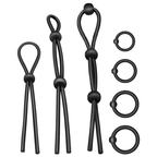 Kit De Anéis Addicted Toys Flexible Silicone Cock Ring Set 7 Pieces